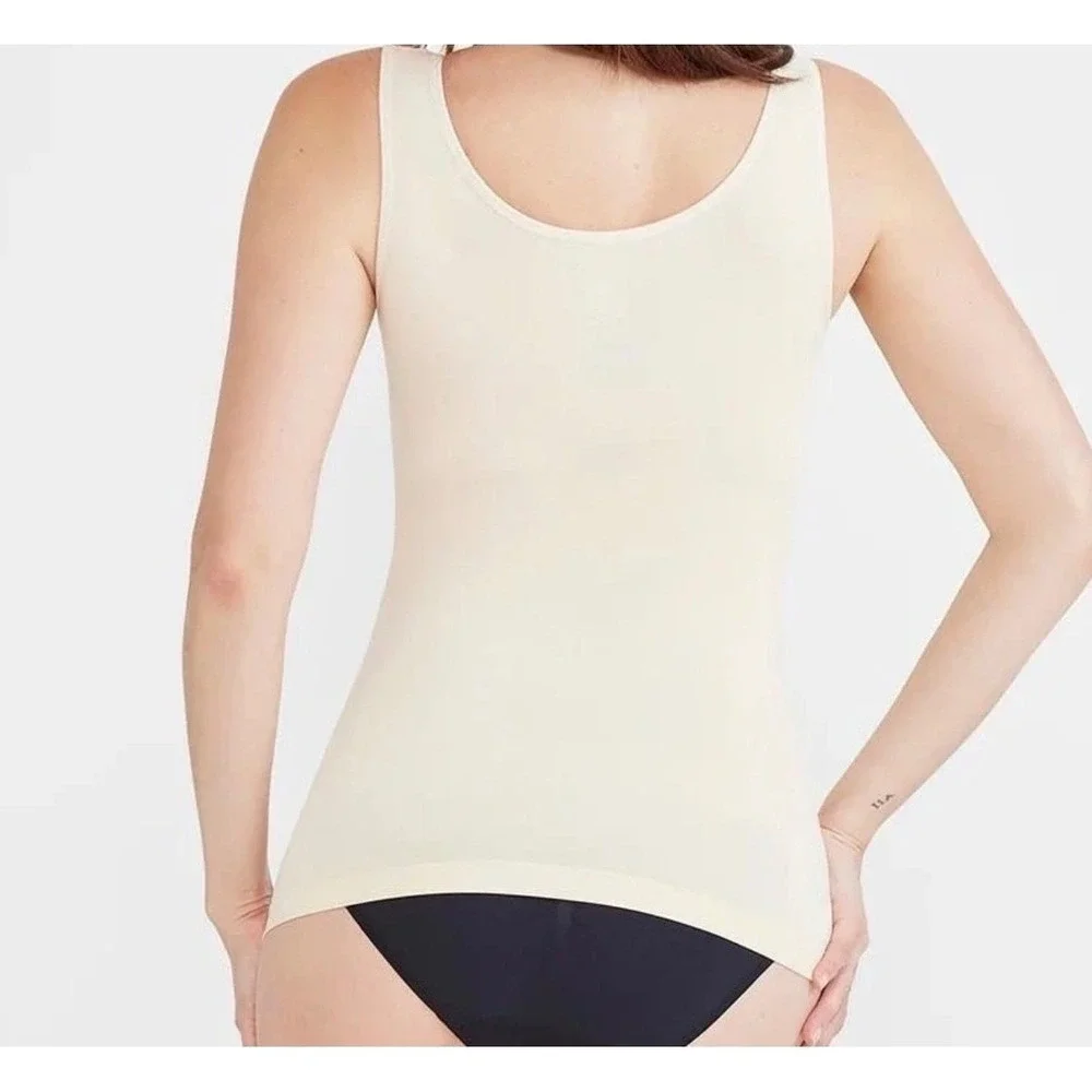 NWT Essentials by Tummy Tank Nude Seamless Shapewear Tank‎ TT5-007 Sz 1X/2X